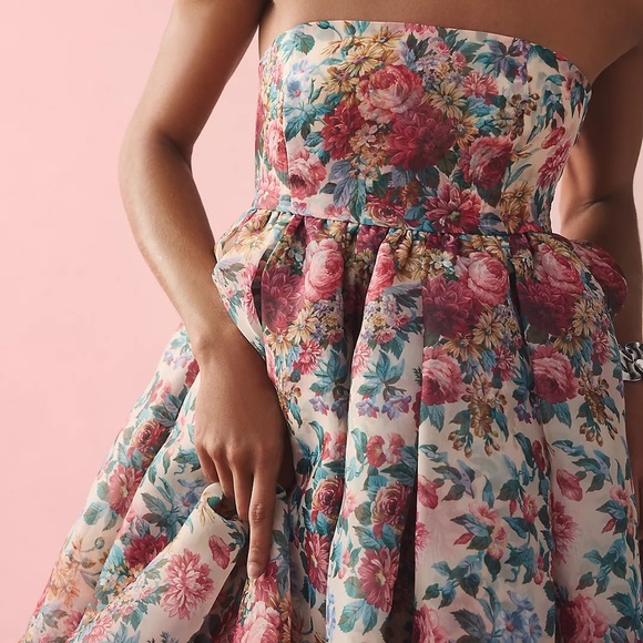 Selkie Strapless Mini Dress - Picture 3 of 5